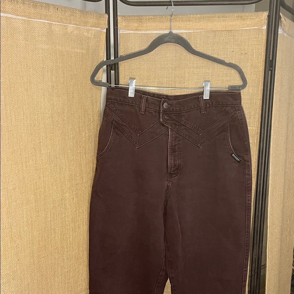 Rockies Chocolate Brown High-Rise Jeans